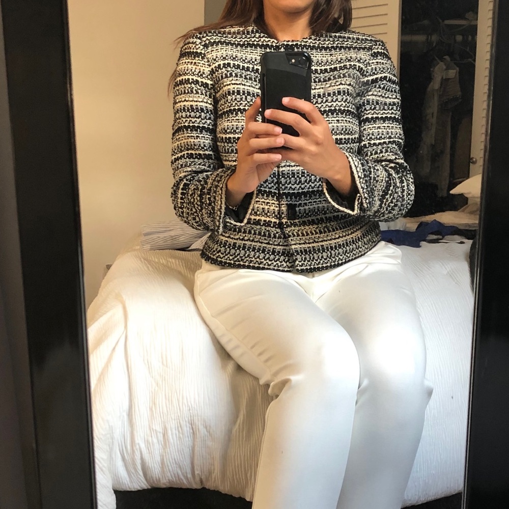 Tribal pattern blazer